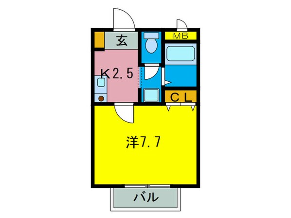 ポポラ－レの物件間取画像